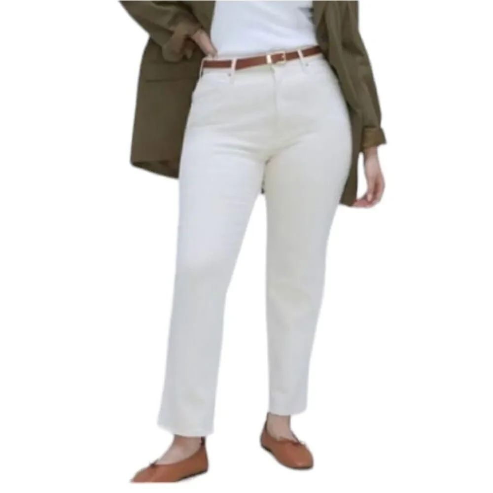Everlane the Cheeky Jean white size 25 regular